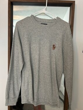 NWT Ralph Lauren Gray Long Sleeve Thermal Top 🖤